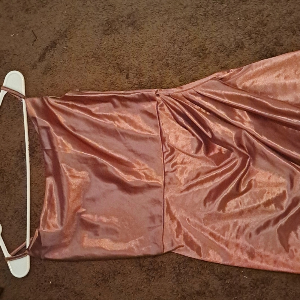 Ruched Split Leg Dress